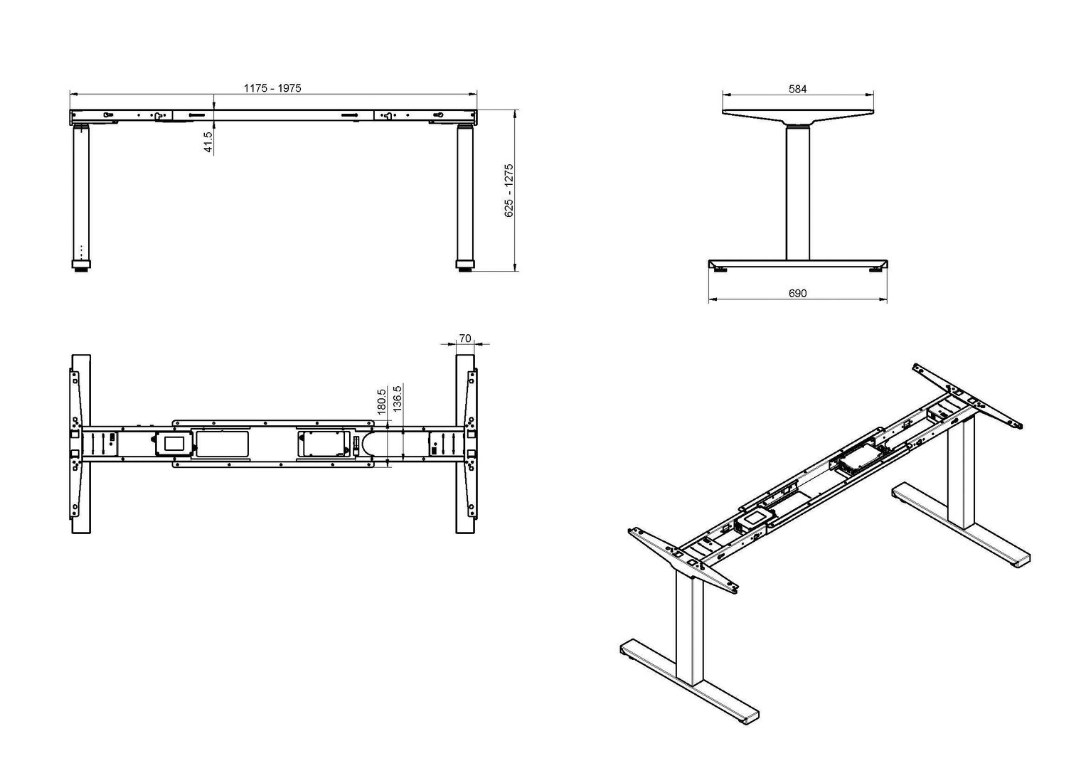 Evotec 3D - 2-Bein Komplettset - Vorschau ohne Desc – Bild 2